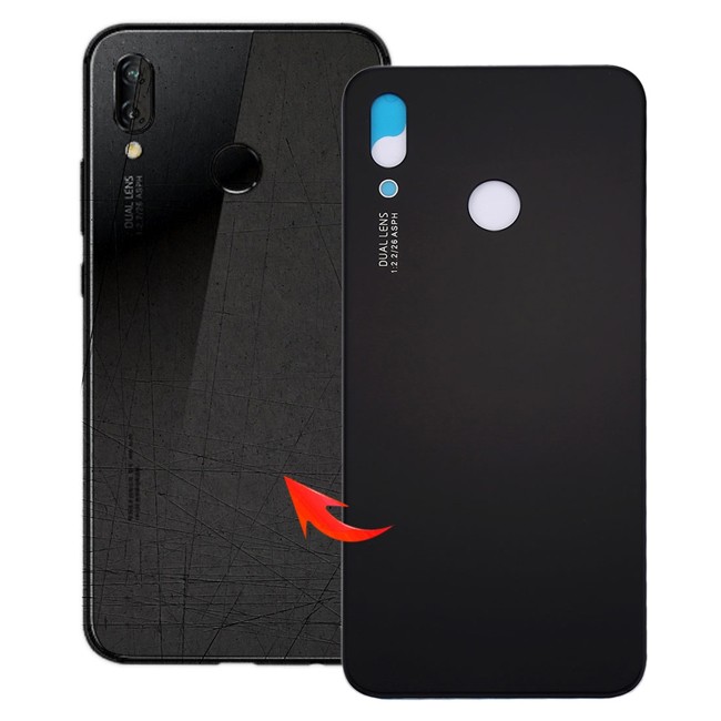 Cache arrière pour Huawei P20 Lite (Noir)(Avec Logo) à 7,50 €