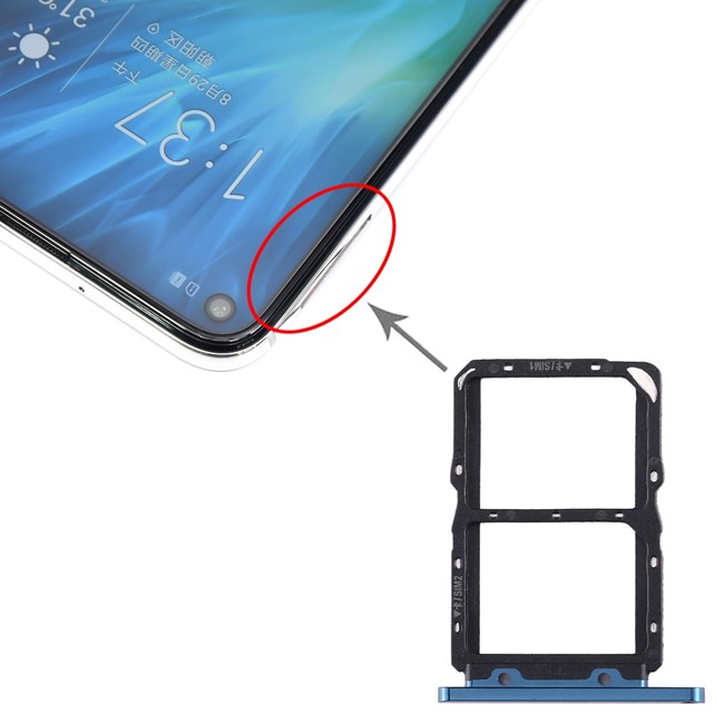 SIM Card Tray for Huawei Honor 20S (Dark Blue) at 11,45 €