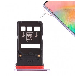 SIM kaart houder voor Huawei Mate 20 X (Zilver) voor 5,20 €