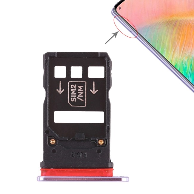 Tiroir carte SIM pour Huawei Mate 20 X (Argent) à 5,20 €