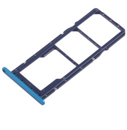 SIM + Micro SD kaart houder voor Huawei Enjoy 9 (Blauw) voor 10,60 €