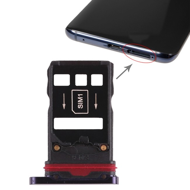 SIM Card Tray for Huawei Mate 20 Pro (Purple) at 5,20 €