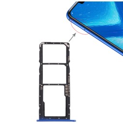 SIM + Micro SD kaart houder voor Huawei Honor 8X (Blauw) voor 5,20 €