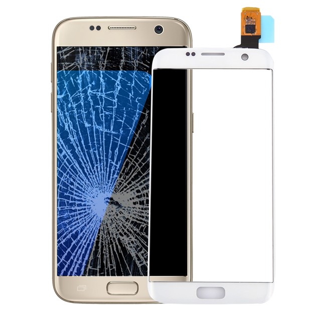 Touchscreen Glas für Samsung Galaxy S7 Edge SM-G935 (Weiss) für 41,70 €