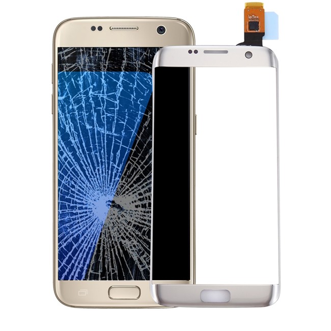 Touchscreen Glas für Samsung Galaxy S7 Edge SM-G935 (Silber) für 41,70 €