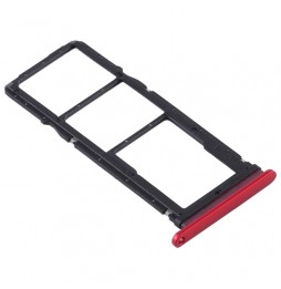 SIM + Micro SD Card Tray for Huawei Y7p (Red) at 5,22 €
