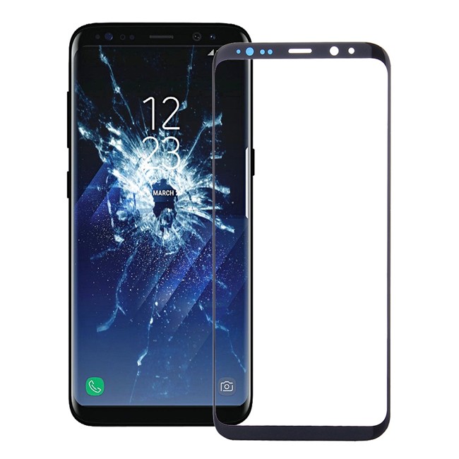 Outer Glass Lens for Samsung Galaxy S8+ SM-G955 (Black) at 13,90 €