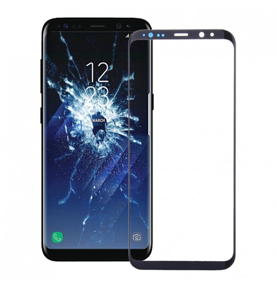 Outer Glass Lens for Samsung Galaxy S8+ SM-G955 (Black)
