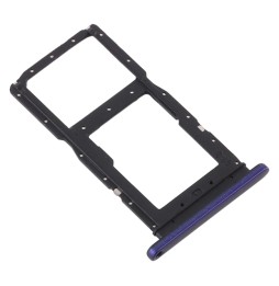 SIM + Micro SD kaart houder voor Huawei Honor 9X Pro (Purper) voor 4,96 €