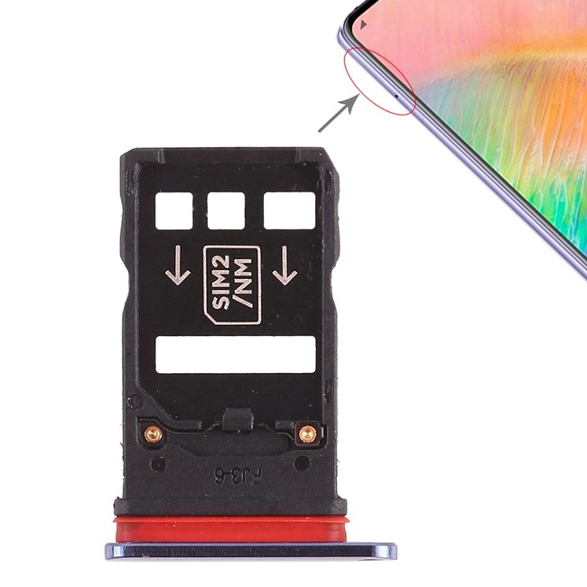 SIM kaart houder voor Huawei Mate 20 X (Blauw) voor 5,20 €