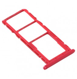 SIM + Micro SD Card Tray for Huawei Y6 2019 (Red) at 5,24 €