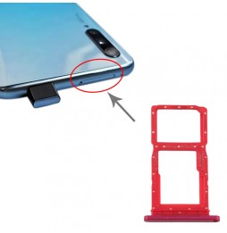 SIM + Micro SD Card Tray for Huawei Y9s (Red) at 9,90 €