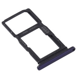 SIM + Micro SD kaart houder voor Huawei Y9s (Purper) voor 9,90 €