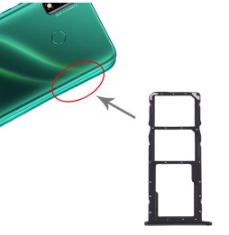 Tiroir carte SIM + Micro SD pour Huawei Y8s (Noir) à 5,24 €