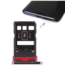 SIM kaart houder voor Huawei Mate 20 Pro (Zwart) voor 5,20 €