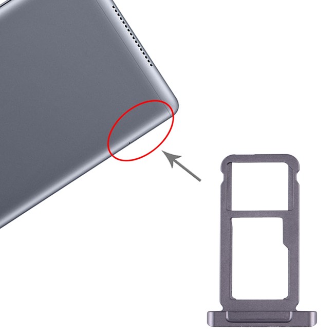 SIM + Micro SD Karten Halter Huawei MediaPad M5 10 (4G-Version) (Schwarz) für 6,44 €
