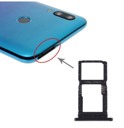 SIM + Micro SD kaart houder voor Huawei P smart Pro 2019 (Zwart) voor 4,96 €