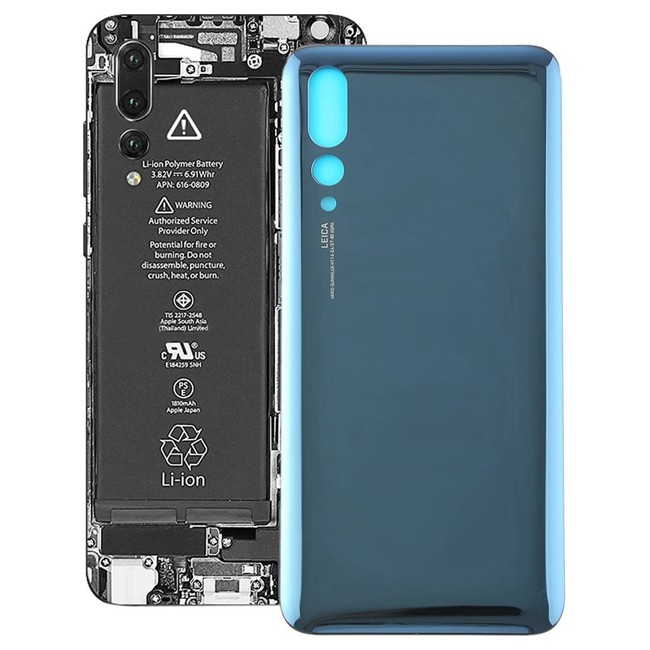 Rückseite Akkudeckel für Huawei P20 Pro (Blau)(Mit Logo) für 9,92 €