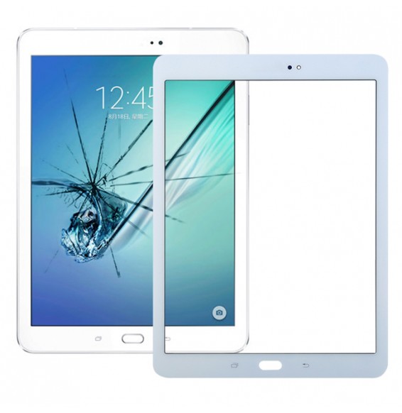 Vitre écran pour Samsung Galaxy Tab S2 9.7 SM-T810 / T813 / T815 / SM-T820 / SM-T825 (Blanc)