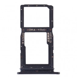 SIM + Micro SD Karten Halter für Huawei Honor 9X / Honor 9X Pro (Schwarz) für 5,20 €