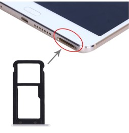 SIM + Micro SD kaart houder voor Huawei MediaPad M3 8.4 (4G-Version) (Zilver) voor 6,44 €