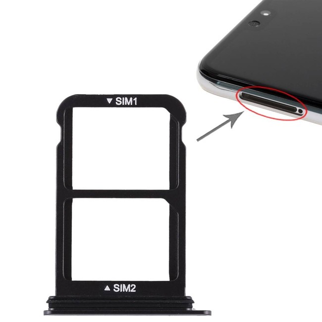 SIM kaart houder voor Huawei P20 (Zwart) voor 5,20 €