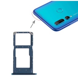 SIM + Micro SD kaart houder voor Huawei P Smart + (2019) (Blauw) voor 5,20 €