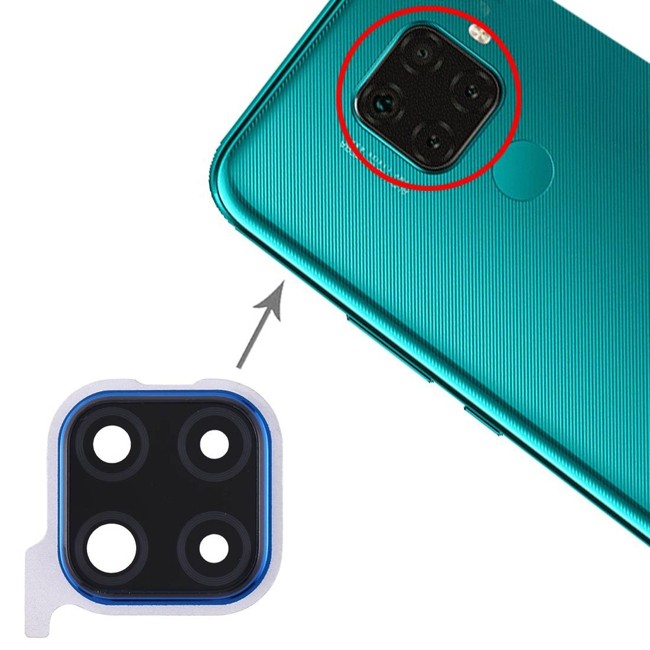 Camera Lens Cover for Huawei Mate 30 Lite (Blue) at 5,88 €