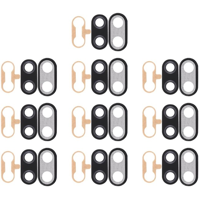 10x Back Camera Lens Cover & Adhesive for Huawei P Smart Plus (Black) at 7,96 €