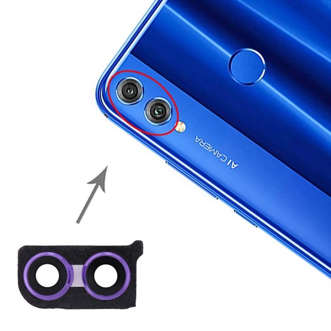 Camera lens glas voor Huawei Honor 8X (Dark Purple) voor 5,88 €