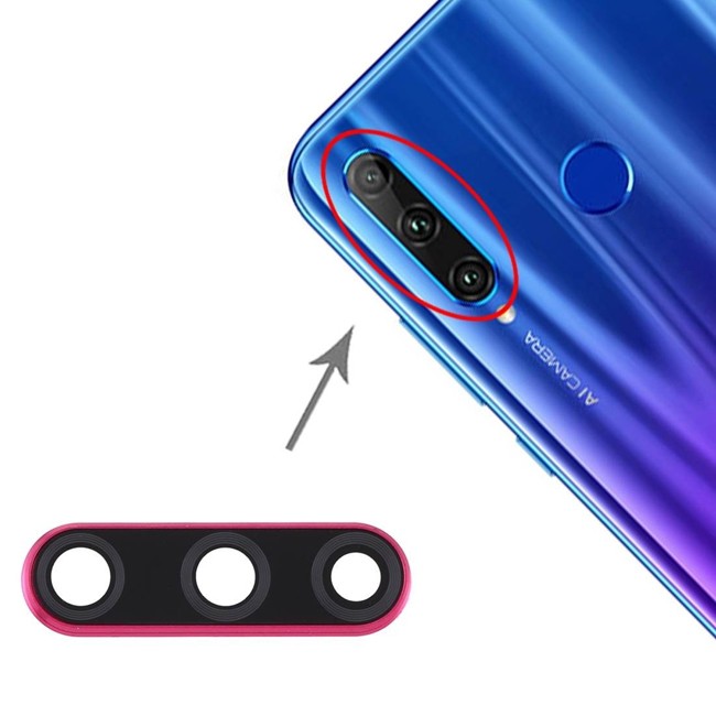 Camera Lens Cover for Huawei Honor 10i / Honor 20 Lite (Red) at 5,10 €