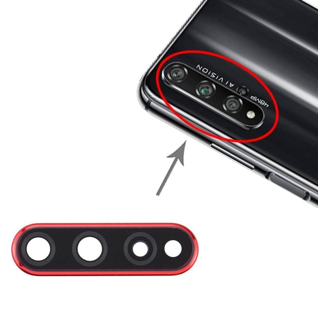 Cache vitre caméra pour Huawei Honor 20 (Rouge) à 5,10 €