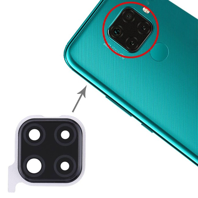 Camera Lens Cover for Huawei Mate 30 Lite (Black) at 5,88 €