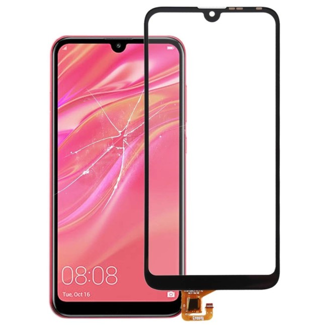 Touchscreen Glas voor Huawei Y7 Prime (2019) (Zwart) voor 10,30 €