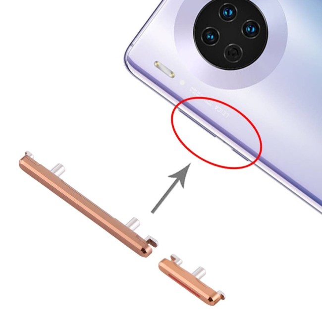 Boutons allumage + volume pour Huawei Mate 30 (Or) à 5,20 €