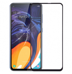 Outer Glass Lens for Samsung Galaxy A60 SM-A606 (Black) at 11,59 €