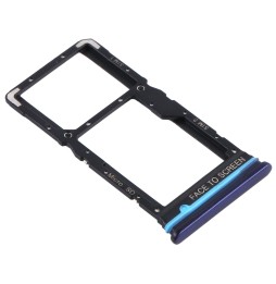 SIM + Micro SD kaart houder voor Xiaomi Redmi Note 9 Pro 5G M2007J17C (blauw) voor 14,26 €