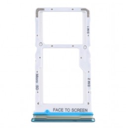 SIM + Micro SD Card Tray for Xiaomi Redmi Note 9 Pro 5G M2007J17C (Green) at 14,26 €