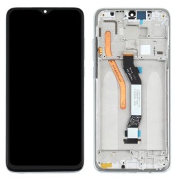 Écran LCD avec châssis pour Xiaomi Redmi Note 8 Pro (carte SIM unique)(argent) à 49,90 €