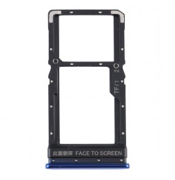 SIM + Micro SD kaart houder voor Xiaomi Poco X3 / Poco X3 NFC (blauw) voor 8,50 €
