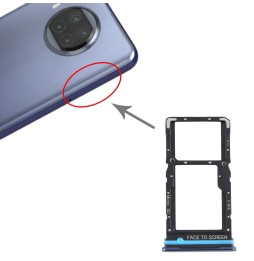 SIM + Micro SD kaart houder voor Xiaomi Mi 10T Lite 5G (grijs) voor 8,50 €