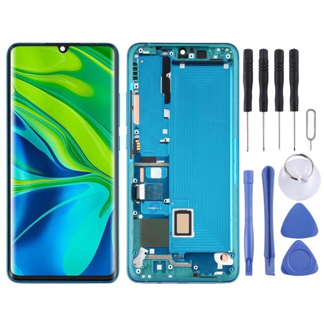 LCD Screen with Frame for Xiaomi Mi CC9 Pro / Mi Note 10 / Mi Note 10 Pro (Green) at 209,90 €