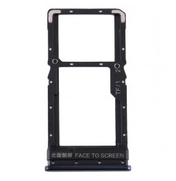 SIM + Micro SD Karten Halter für Xiaomi Poco X3 / Poco X3 NFC (schwarz) für 8,50 €