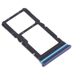 SIM + Micro SD kaart houder voor Xiaomi Mi 10T Lite 5G (blauw) voor 8,50 €