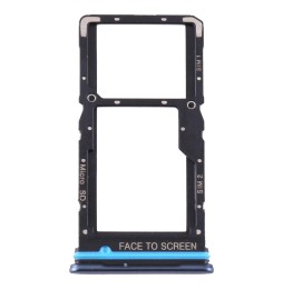 SIM + Micro SD kaart houder voor Xiaomi Mi 10T Lite 5G (blauw) voor 8,50 €