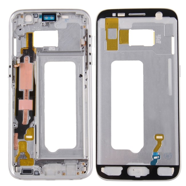 LCD Frame for Samsung Galaxy S7 SM-G930 (Silver) at 12,85 €