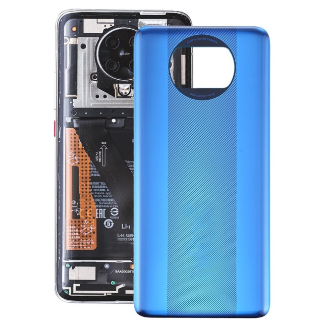 Original Battery Back Cover for Xiaomi Poco X3 / Poco X3 NFC M2007J20CG / M2007J20CT (Blue)(With Logo) at 22,69 €