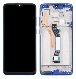 LCD-Bildschirm mit Rahmen (Version mit doppelter SIM-Karte) für Xiaomi Redmi Note 8 Pro (blau) für 57,14 €