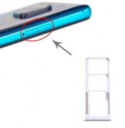 SIM + Micro SD Card Tray for Xiaomi Redmi Note 9S(Silver) at 8,50 €