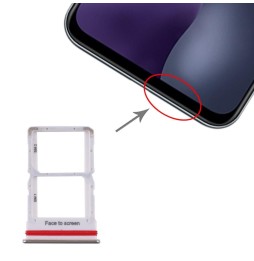 SIM kaart houder voor Xiaomi Mi 10 Lite 5G (zilver) voor 8,50 €